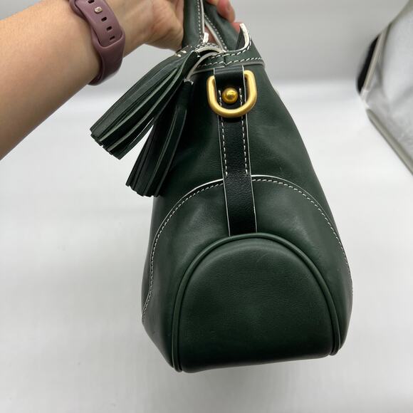 Dooney & Bourke Florentine Leather Short Handle Shopper Ivy - Picture 4 of 16